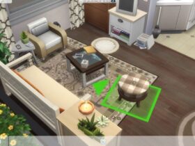 Rotating a chair in The Sims 4