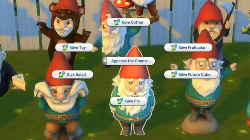 Gnomos en Los Sims 4