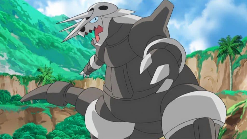 Aggron en el anime Pokémon