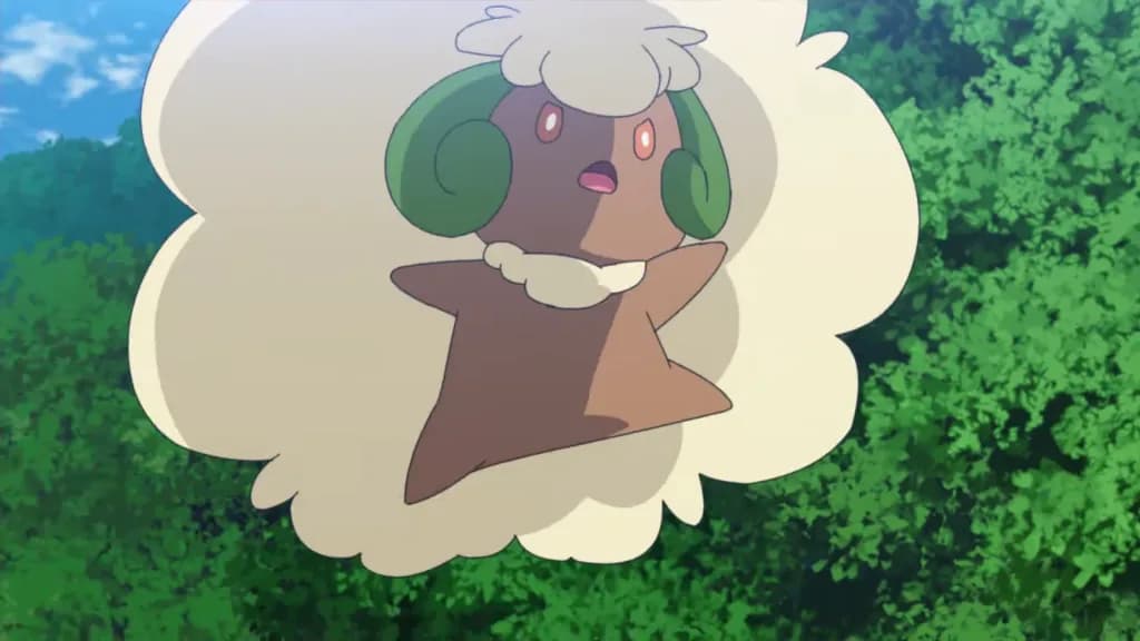 Whimsicott en el anime Pokémon