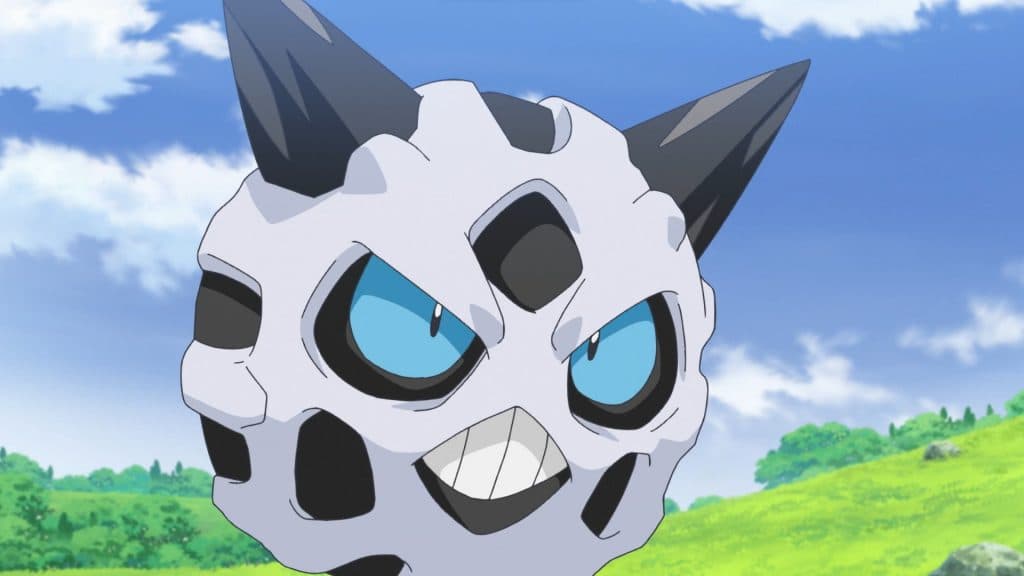 Glalie en el anime Pokémon