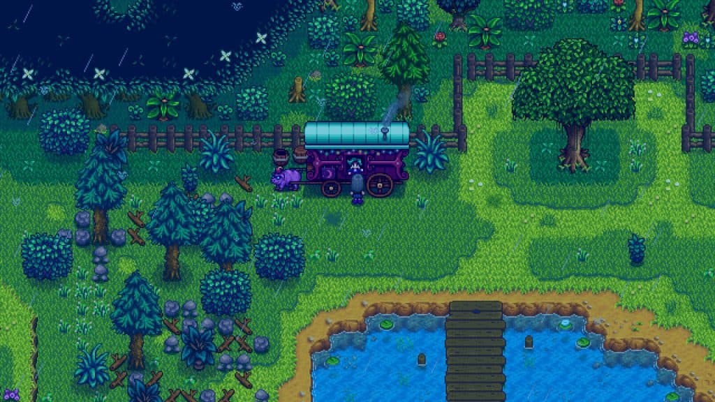 El carro ambulante en Stardew Valley