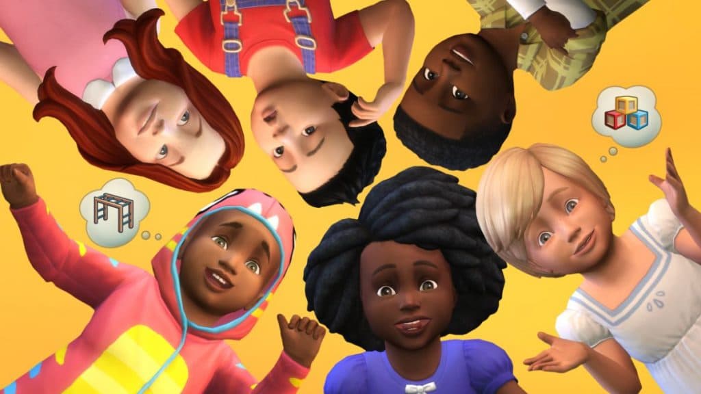 Los bebés se convirtieron en niños pequeños en Sims 4