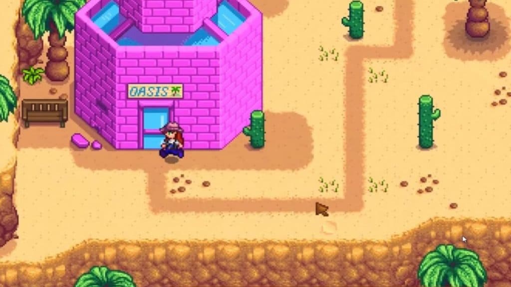 Tienda Oasis en Stardew Valley