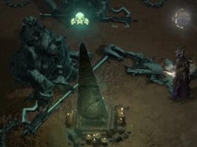 A shrine in Diablo 4 Gauntlet.