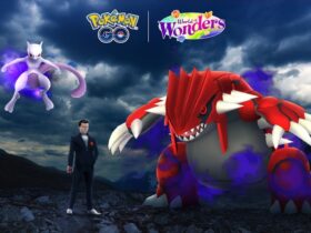 Team Go Rocket Boss Giovanni with Shadow Groudon & Mewtwo in Pokemon Go