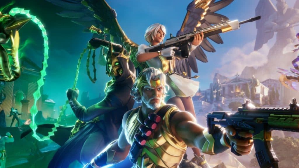 Dioses griegos en Fortnite Capítulo 5 Temporada 2