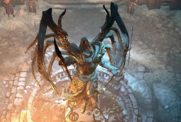 Diablo 4 Inarius statue at Kyovashad