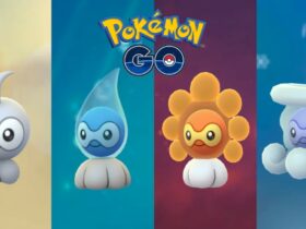 pokemon go castform normal, rainy, sunny, and snowy