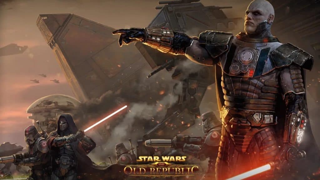 Póster de lanzamiento de Star Wars Old Republic