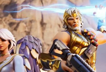 Zeus holding lightning bolt in Fortnite Chapter 5 Season 2