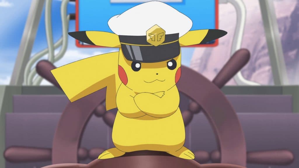 Capitán Pikachu en el anime Pokémon Horizons.