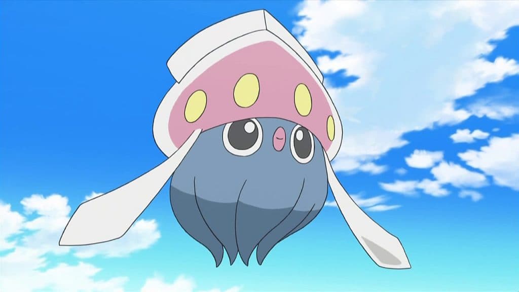 Inkay en el anime Pokémon