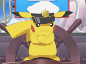 Captain Pikachu in the Pokemon Horizons anime.