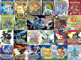 All Pokemon Games released up until Scarlet and Violet.