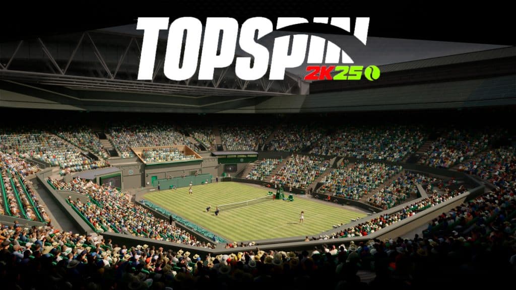 Sede de Wimbledon en TopSpin 2K25