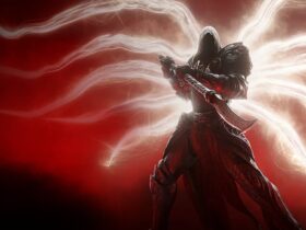 Diablo 4 demon fighting Inarius