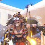 Junkrat with googly eyes in OW2